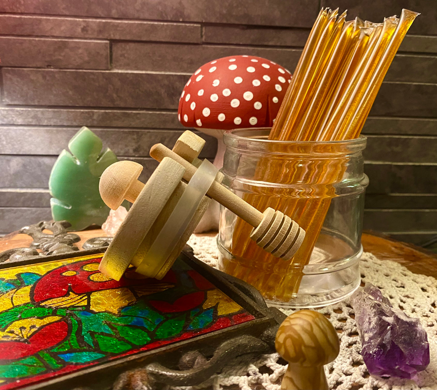 10 Organic Clover Honey sticks