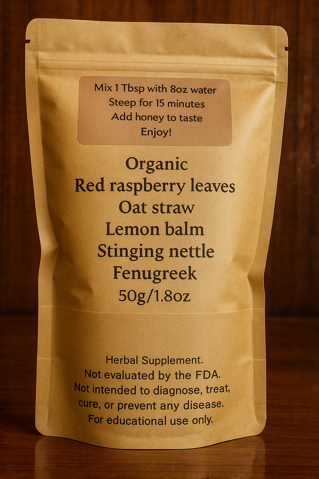 Nurtured Nectar Tonic – Herbal Postpartum & Breastfeeding Support Tea