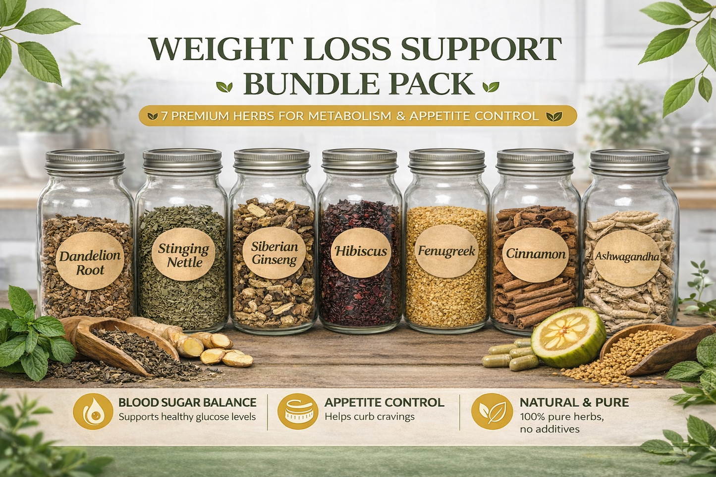 Weight Loss Support Bundle Pack (4 oz Each)