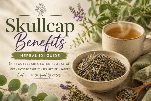 Skullcap Benefits: Tea, Uses & Safety (Scutellaria lateriflora)