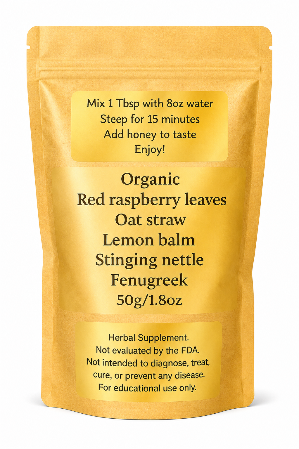 Nurtured Nectar | Handcrafted Herbal Tea for the Postpartum Season